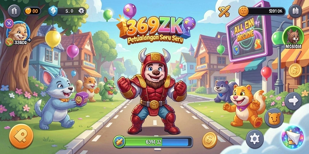 Screenshot menampilkan gameplay seru dari 369ZK yang penuh aksi.