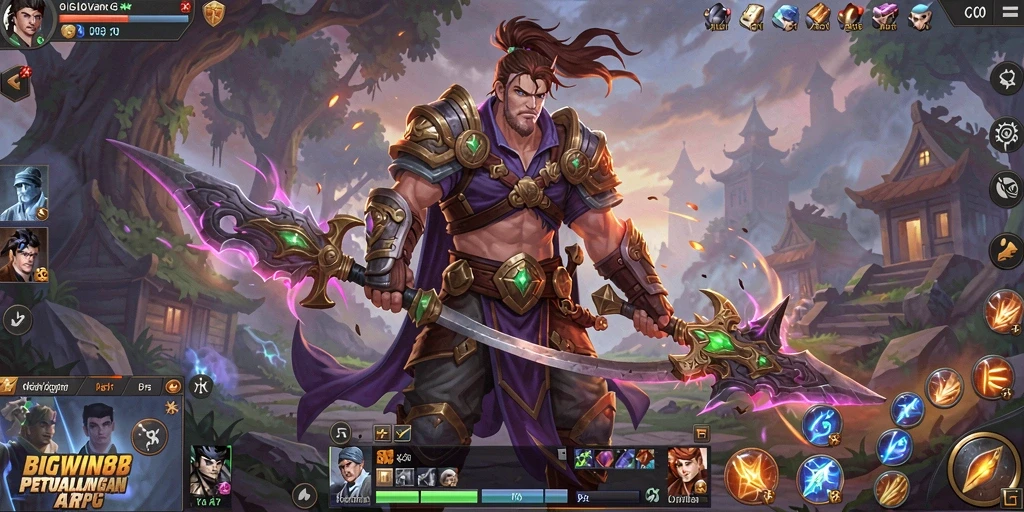 Tangkapan layar gameplay BIGWIN88 dengan aksi tempur yang mendebarkan.