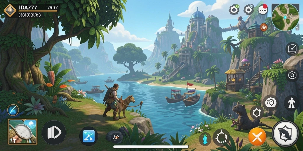 Tampilan menakjubkan dari dunia Open World di IDA777.