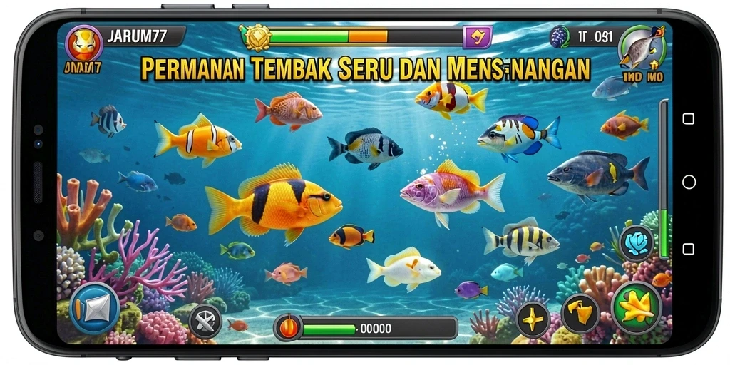 Tangkapan ikan yang memukau dalam gameplay JARUM77.