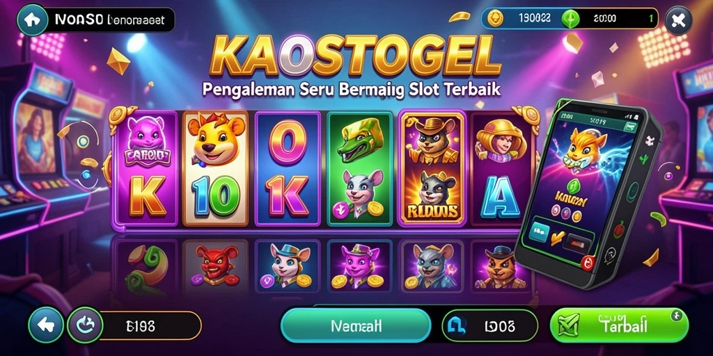 Tampilan gameplay menarik dari KAOSTOGEL saat bermain slot.