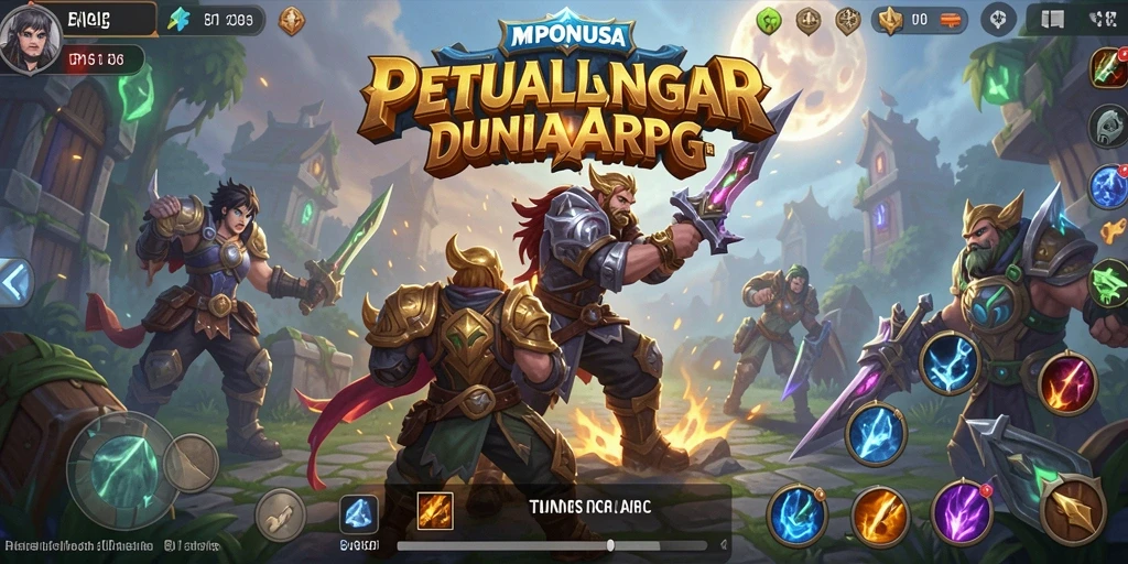 Gameplay seru dan menantang dalam petualangan MPONUSA.