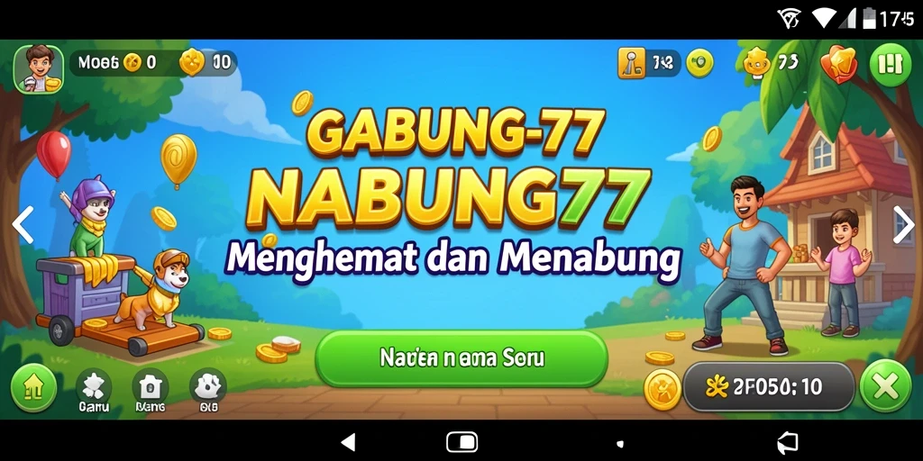 Tampilan gameplay NABUNG77 yang interaktif dan menyenangkan.