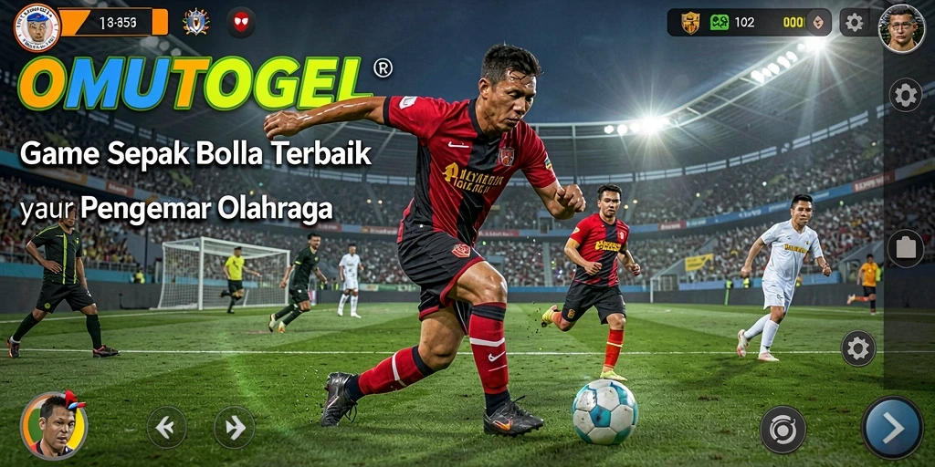 Tangkapan layar gameplay <strong>OMUTOGEL</strong> yang menampilkan aksi menarik di lapangan.
