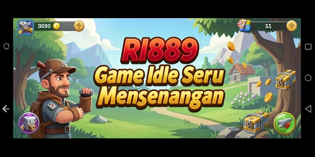 Tampilan gameplay RI889 yang menarik dan penuh warna.