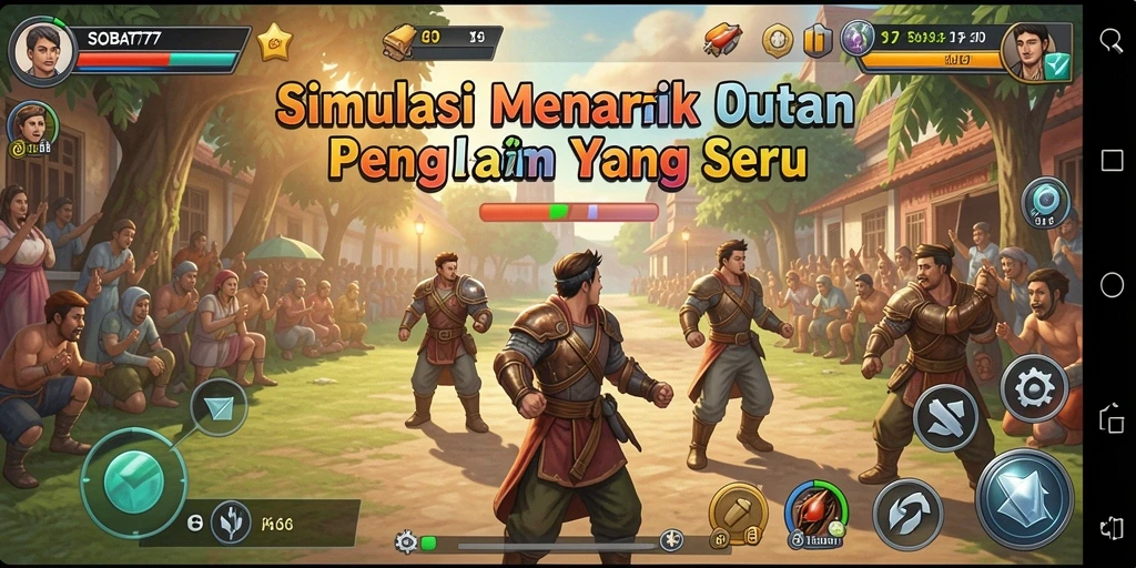 Tampilan gameplay SOBAT777 yang mengasyikkan dan interaktif.